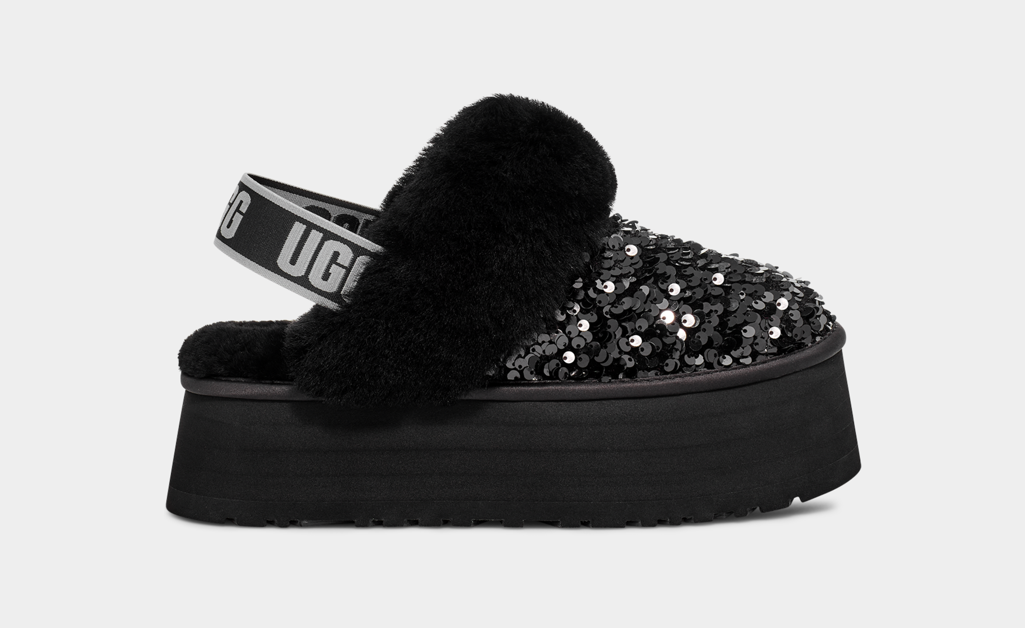 Ugg black glitter slippers deals