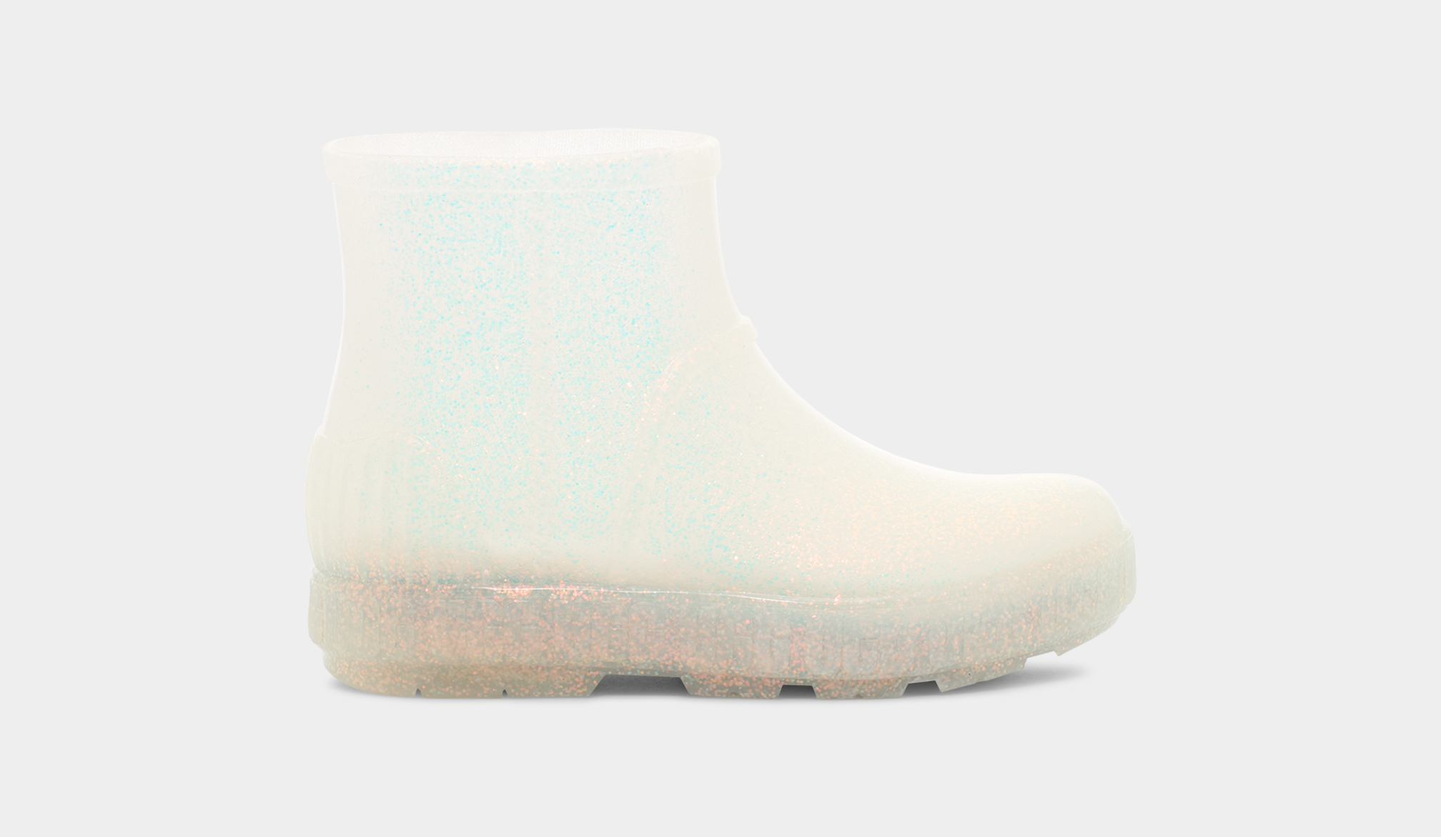 Glitter top rain boots
