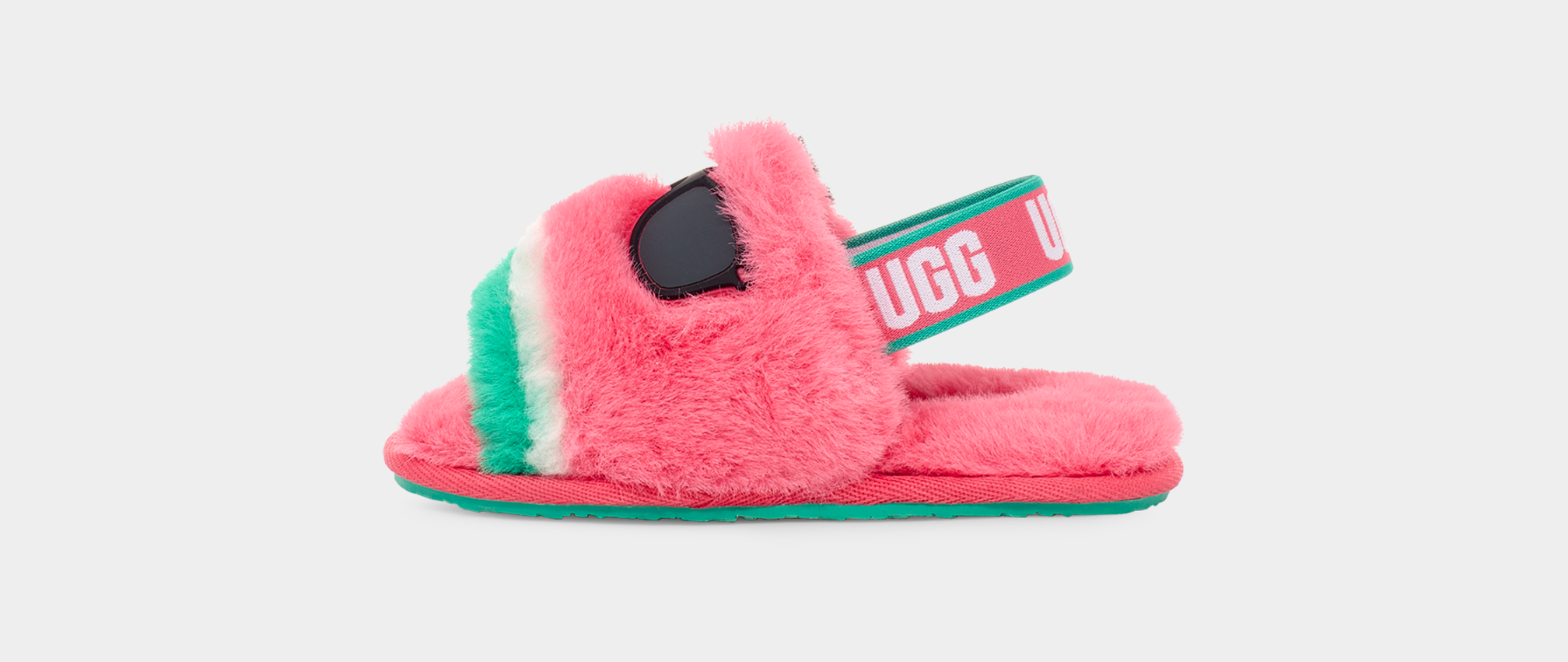 Toddlers Fluff Yeah Watermelon Stuffie Indoor Outdoor Slipper UGG