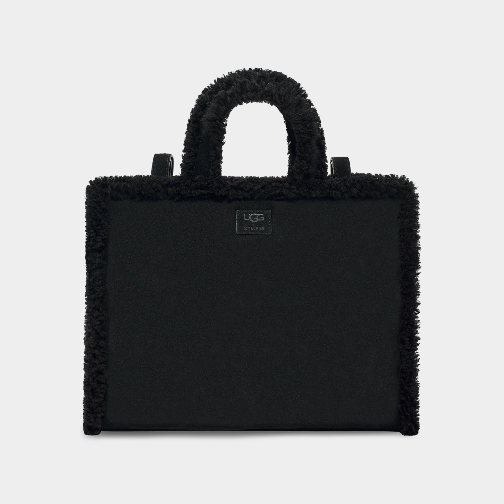 ugg x telfar medium shopper black