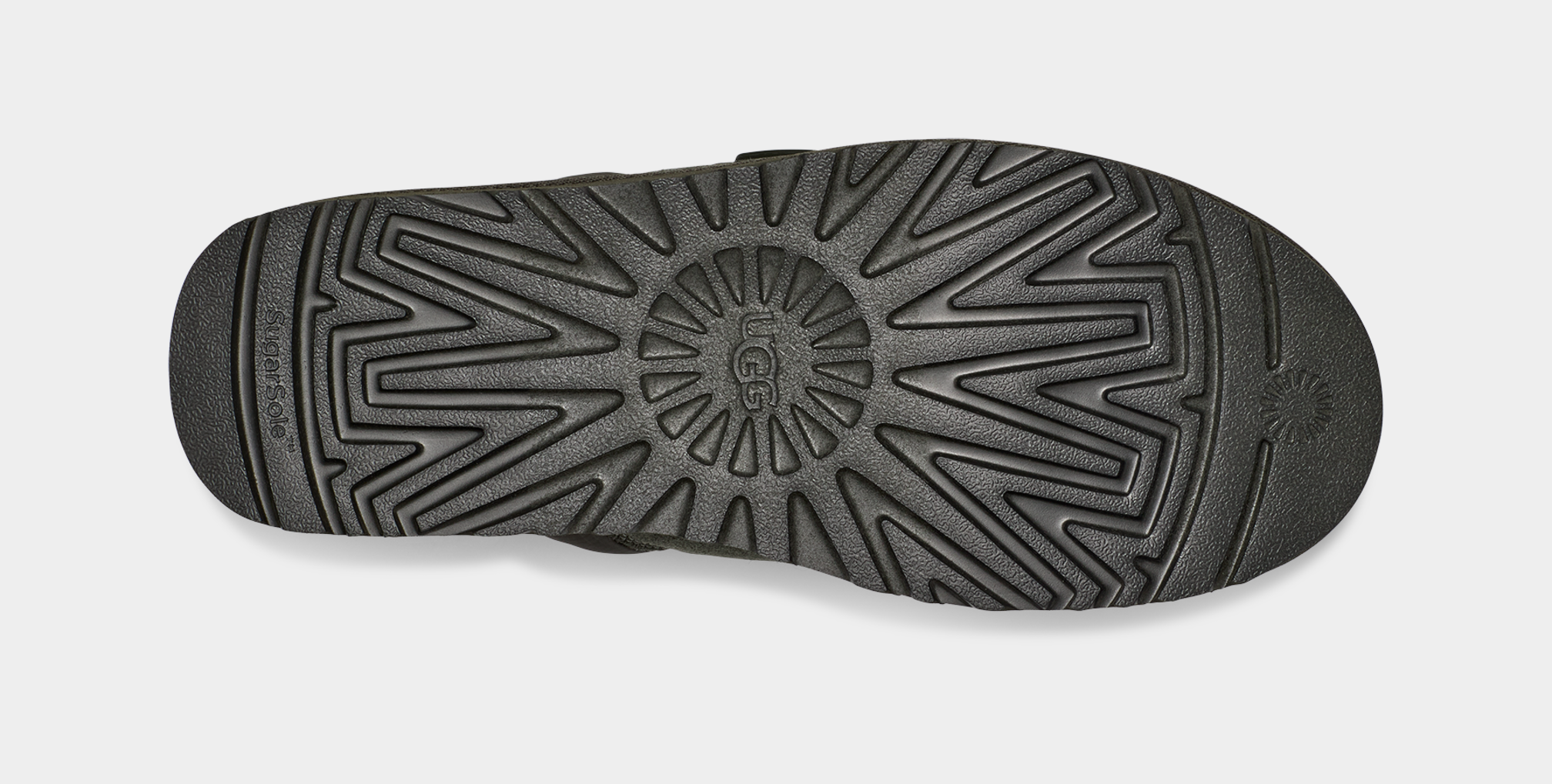 Ugg black shop slip ons