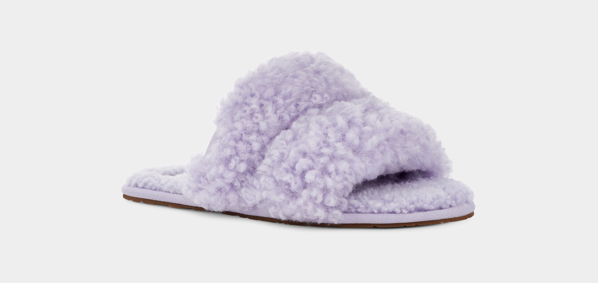 Purple ugg clearance fur slides