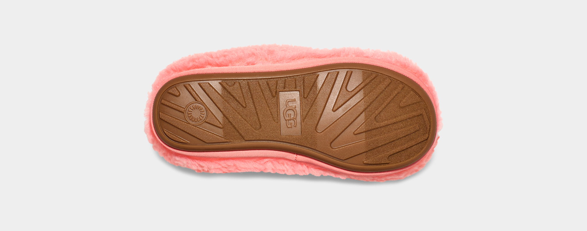 Ugg pink fuzzy slippers sales