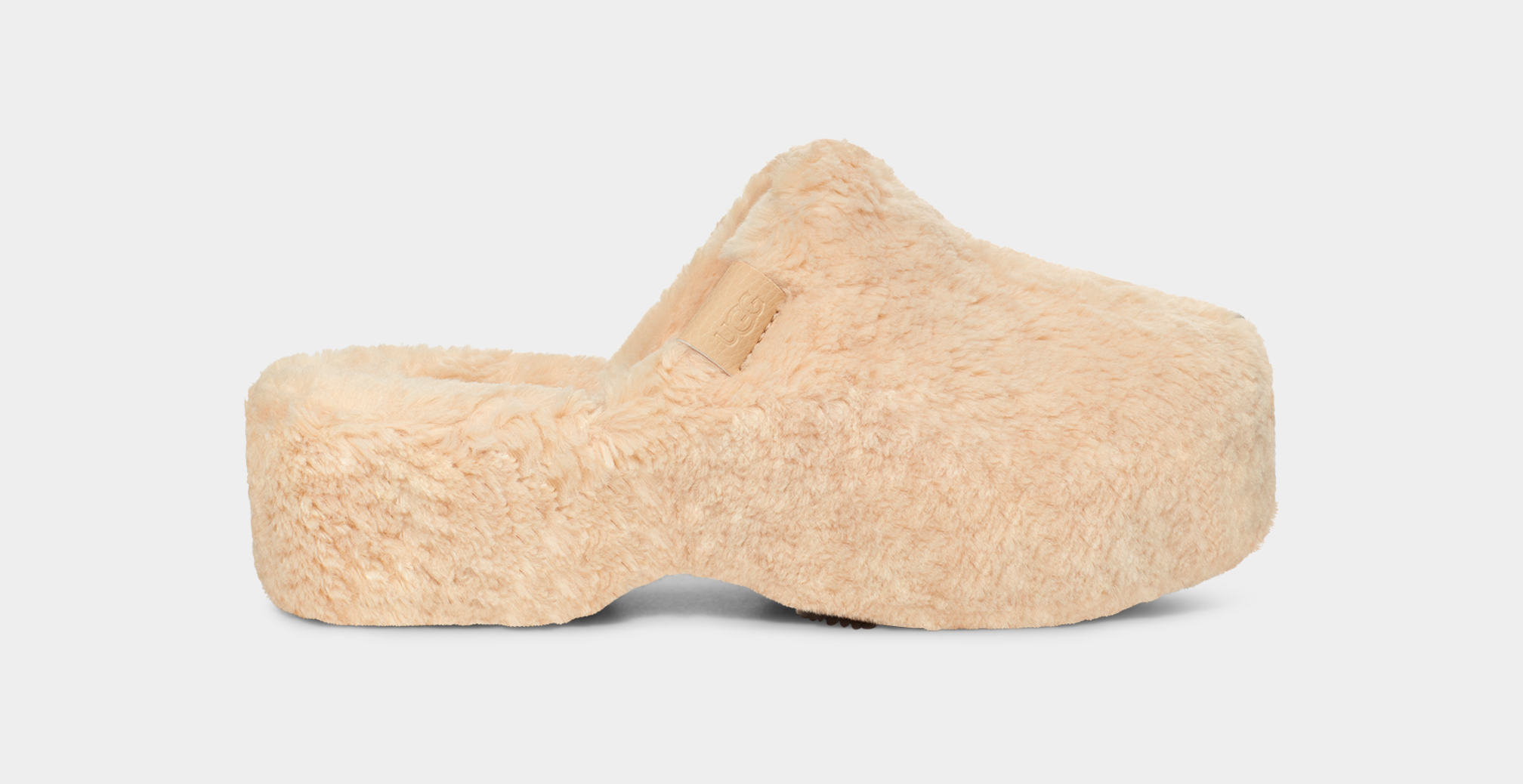 Ugg top fluff clog