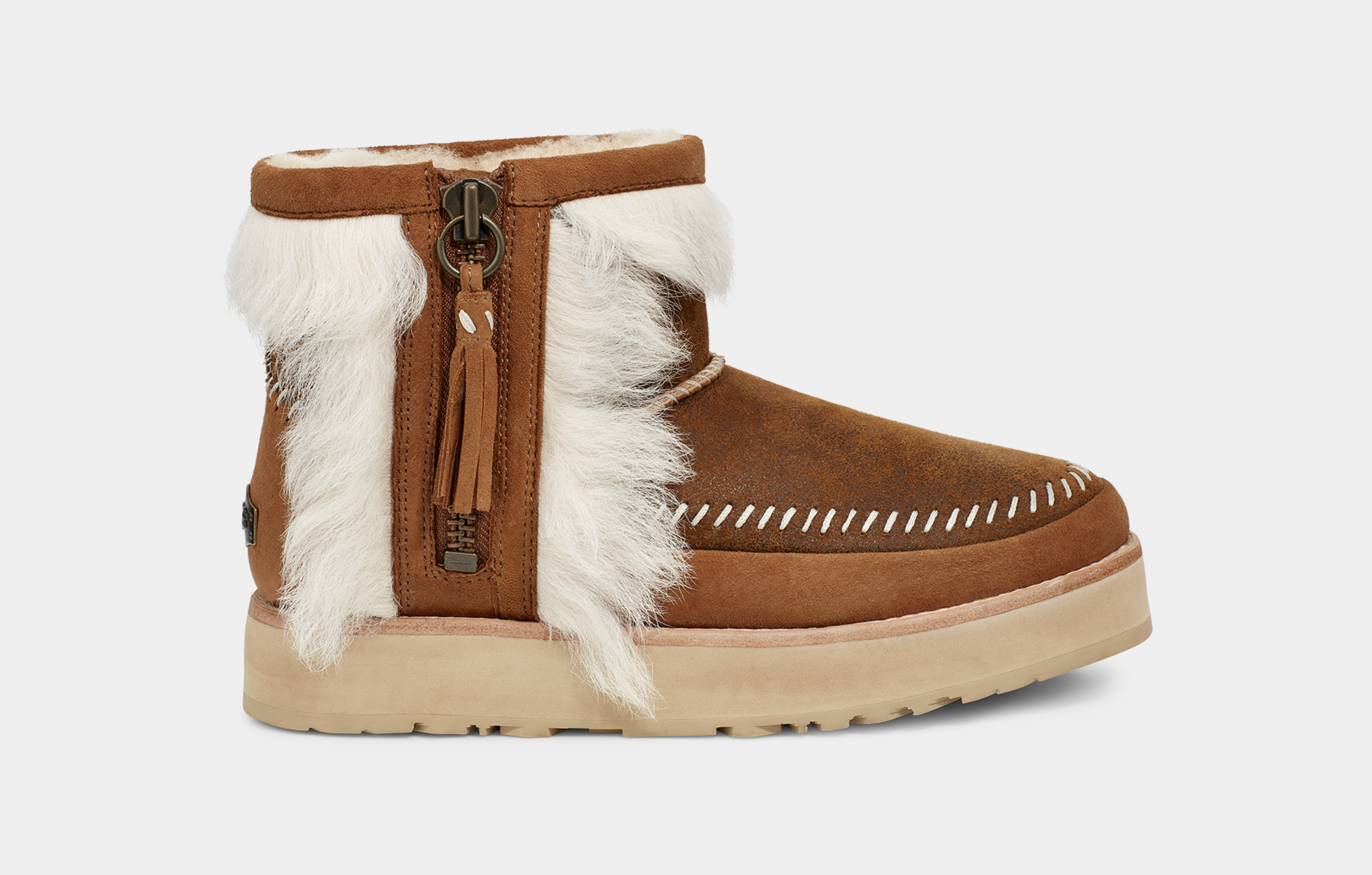 Ugg fluff punk discount ankle boot pink