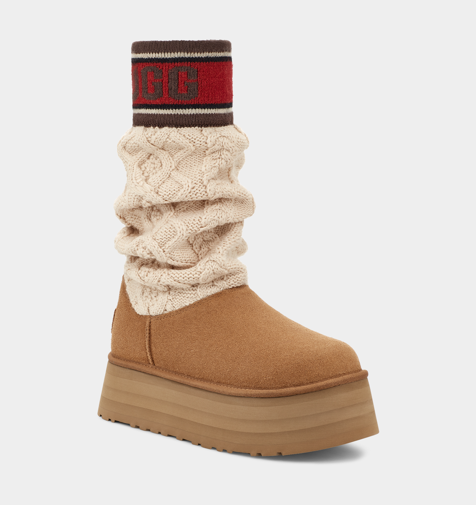 UGG Sweater Letter Tall Boot