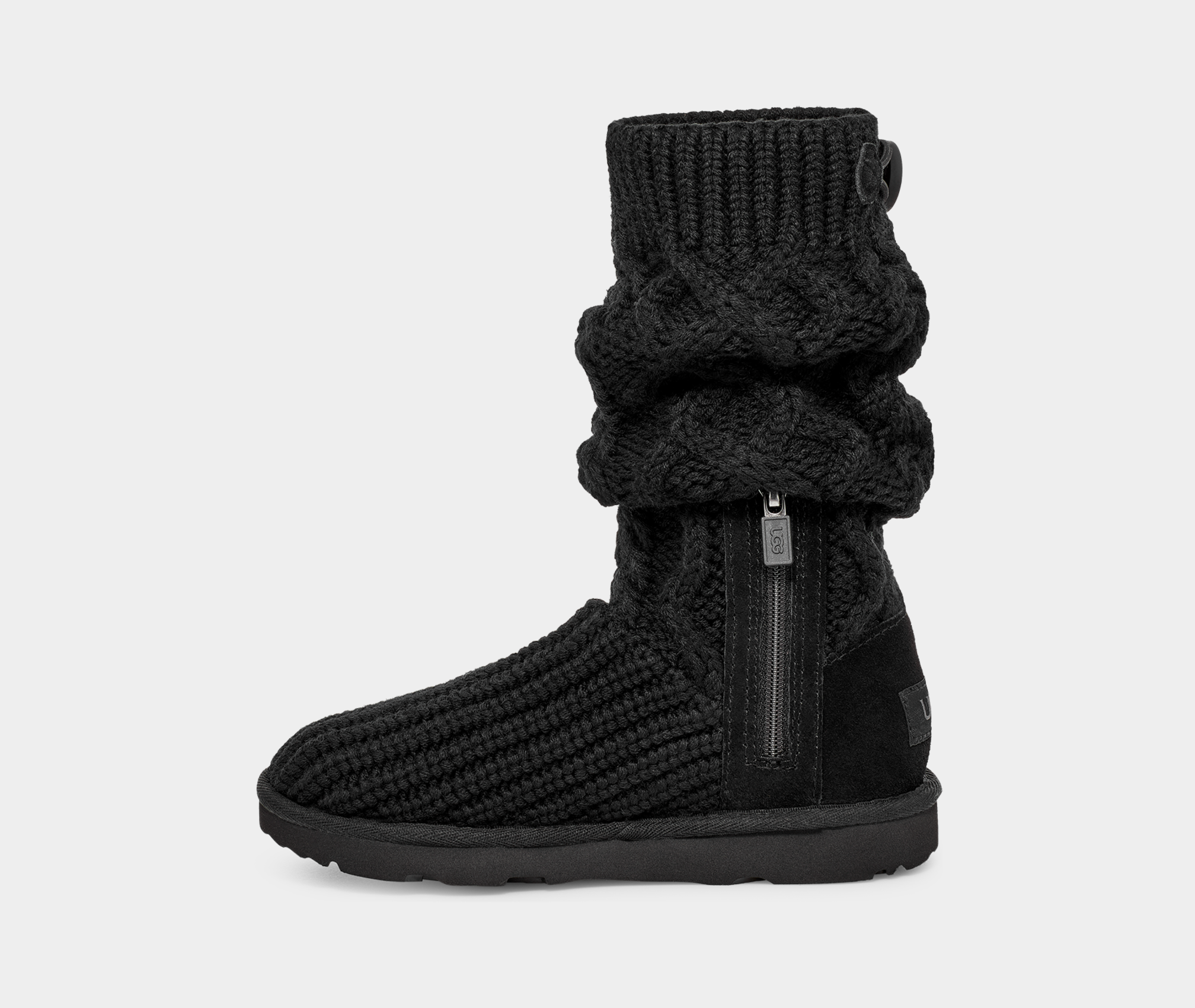 Kids Classic Cardi Cabled Knit Boot UGG