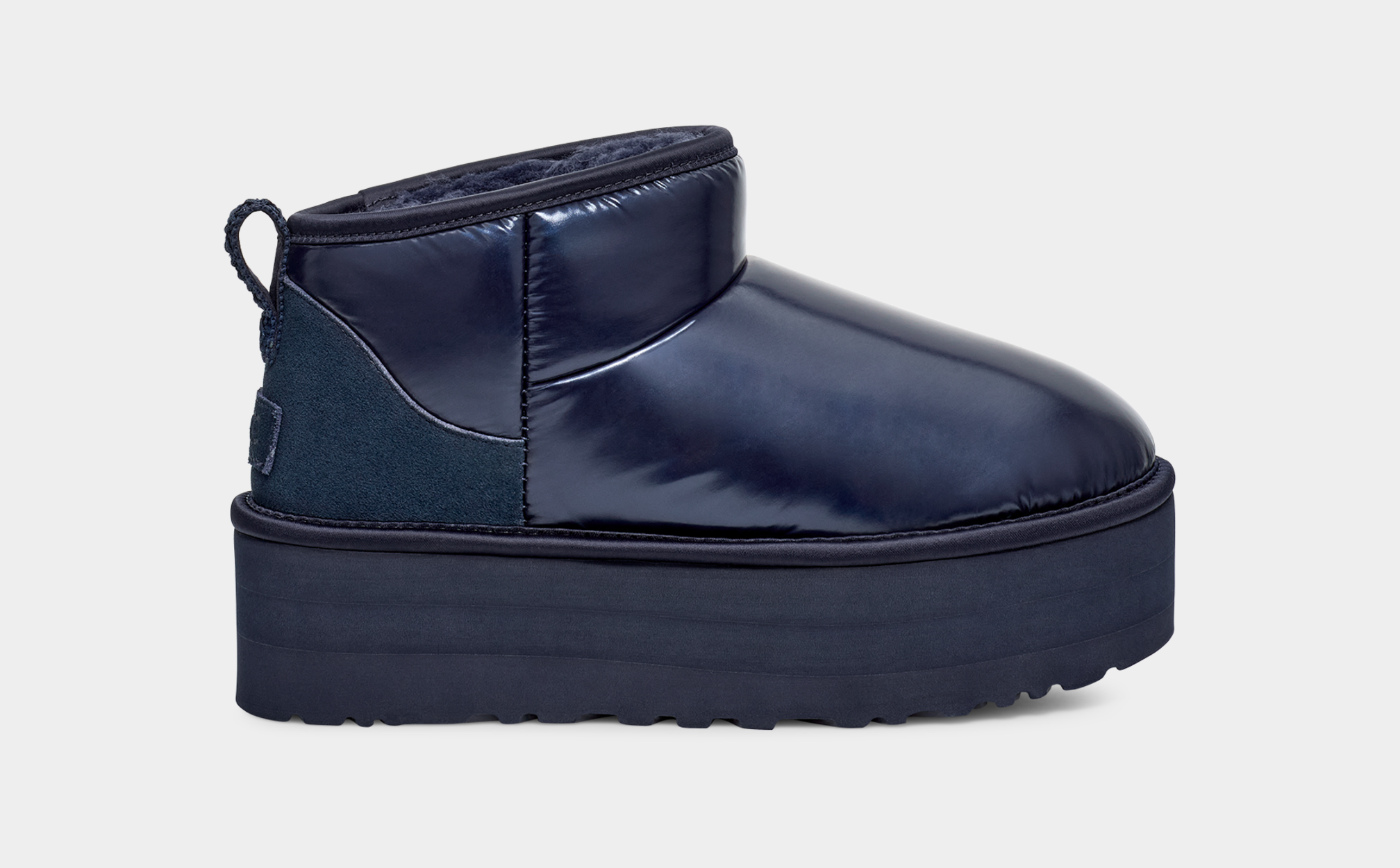 Ugg mini best sale navy blue