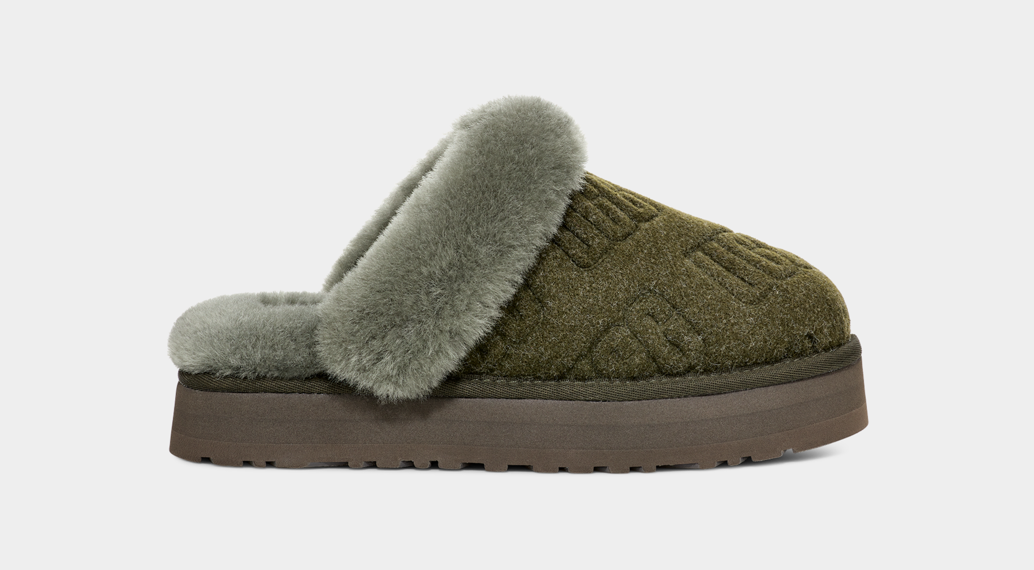 Grey ugg slippers size 7 deals