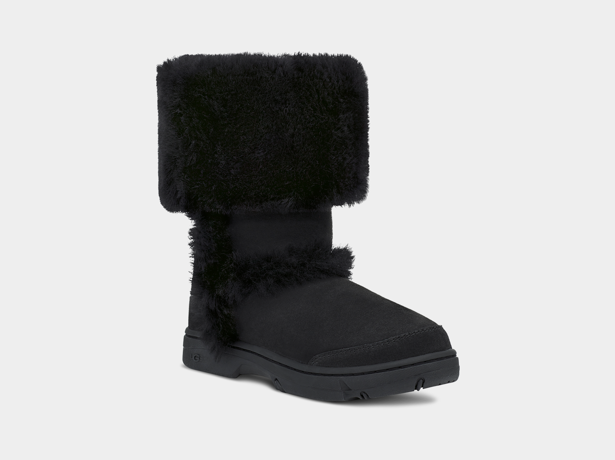 Gray and black sunburst uggs best sale