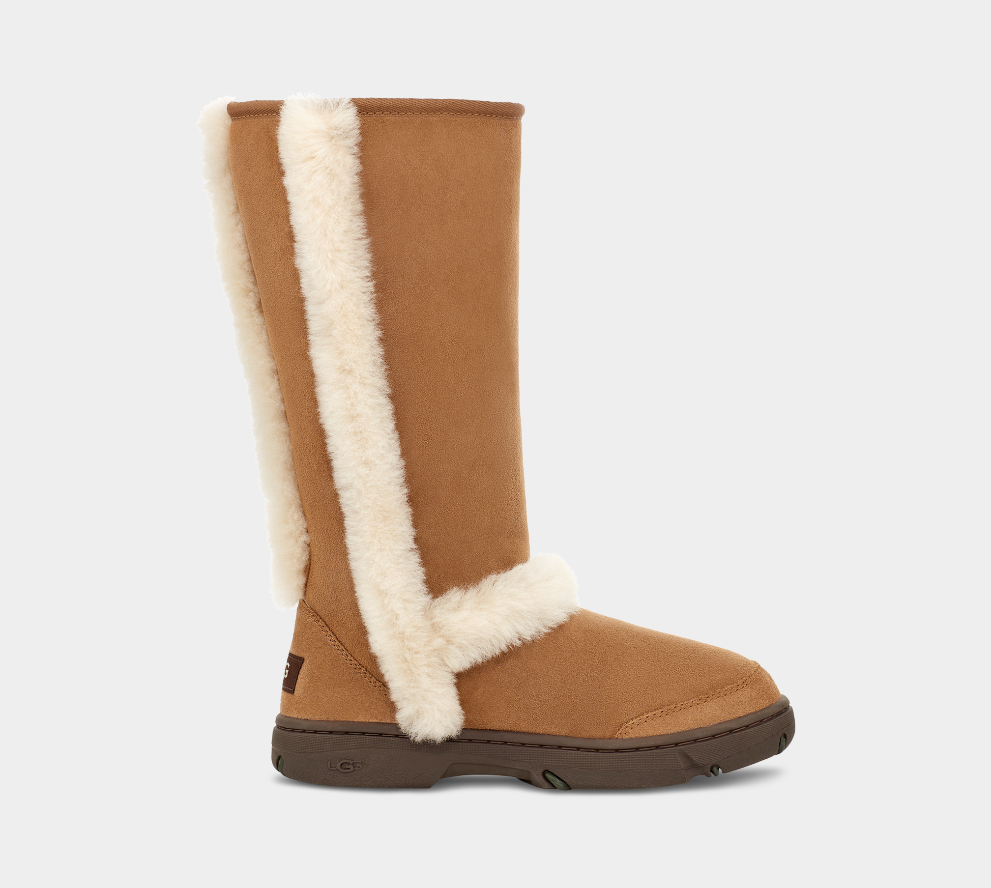 Ugg Sunburst Tall For Women Exposed Sheepskin Boots At Com