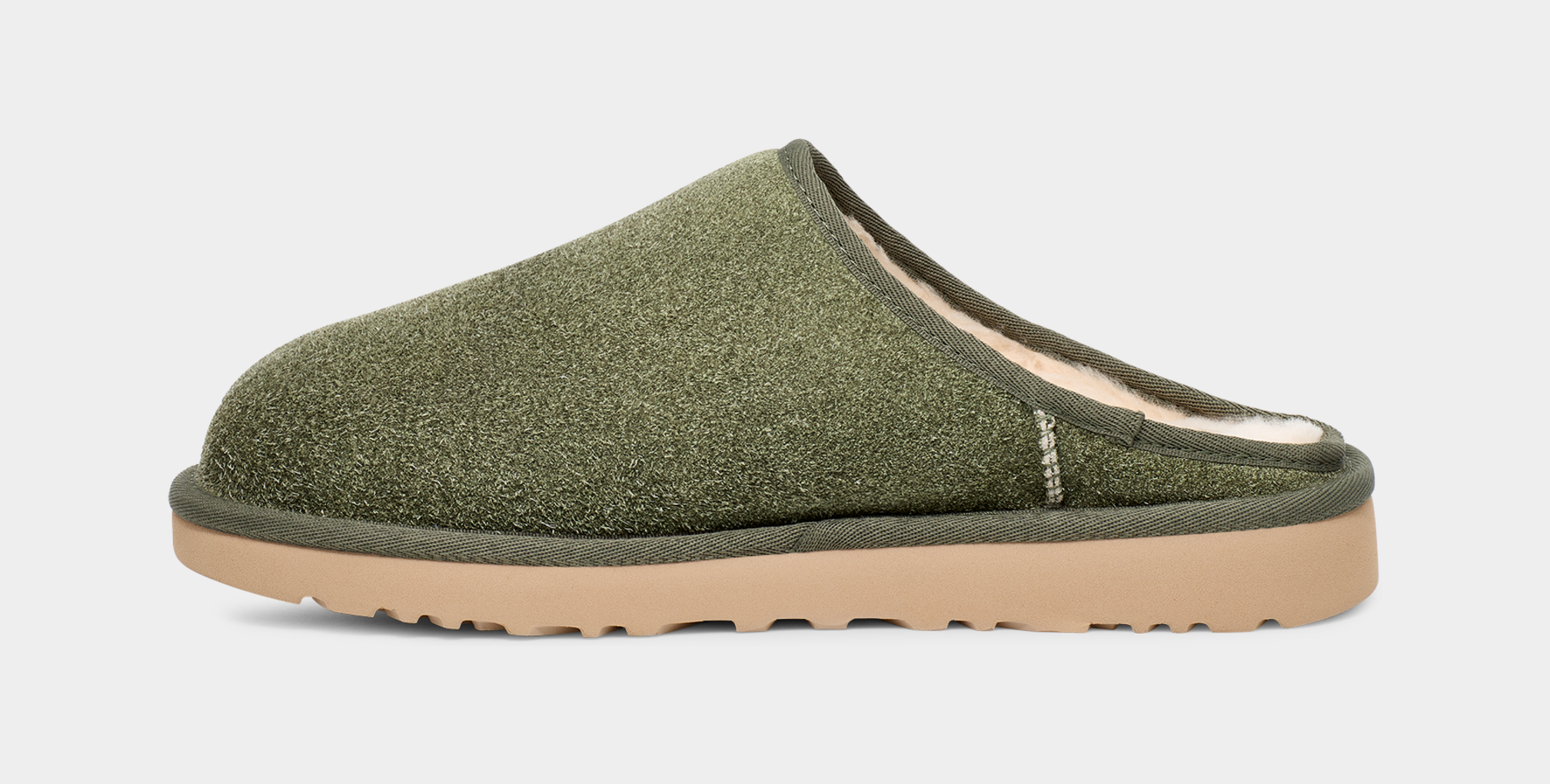 Men s Classic Slip On Shaggy Suede Slipper UGG