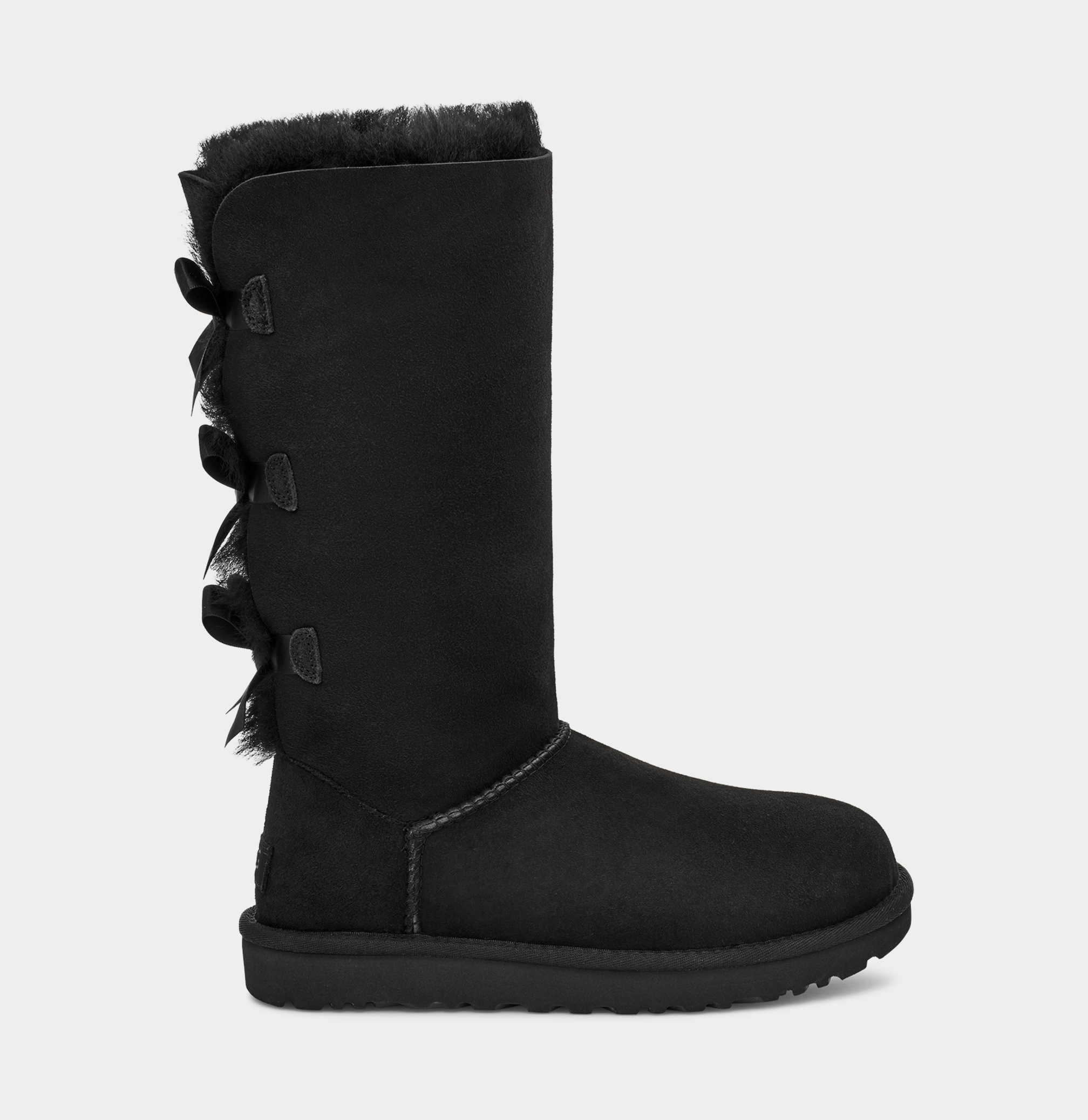 Black ugg boots with bows best sale