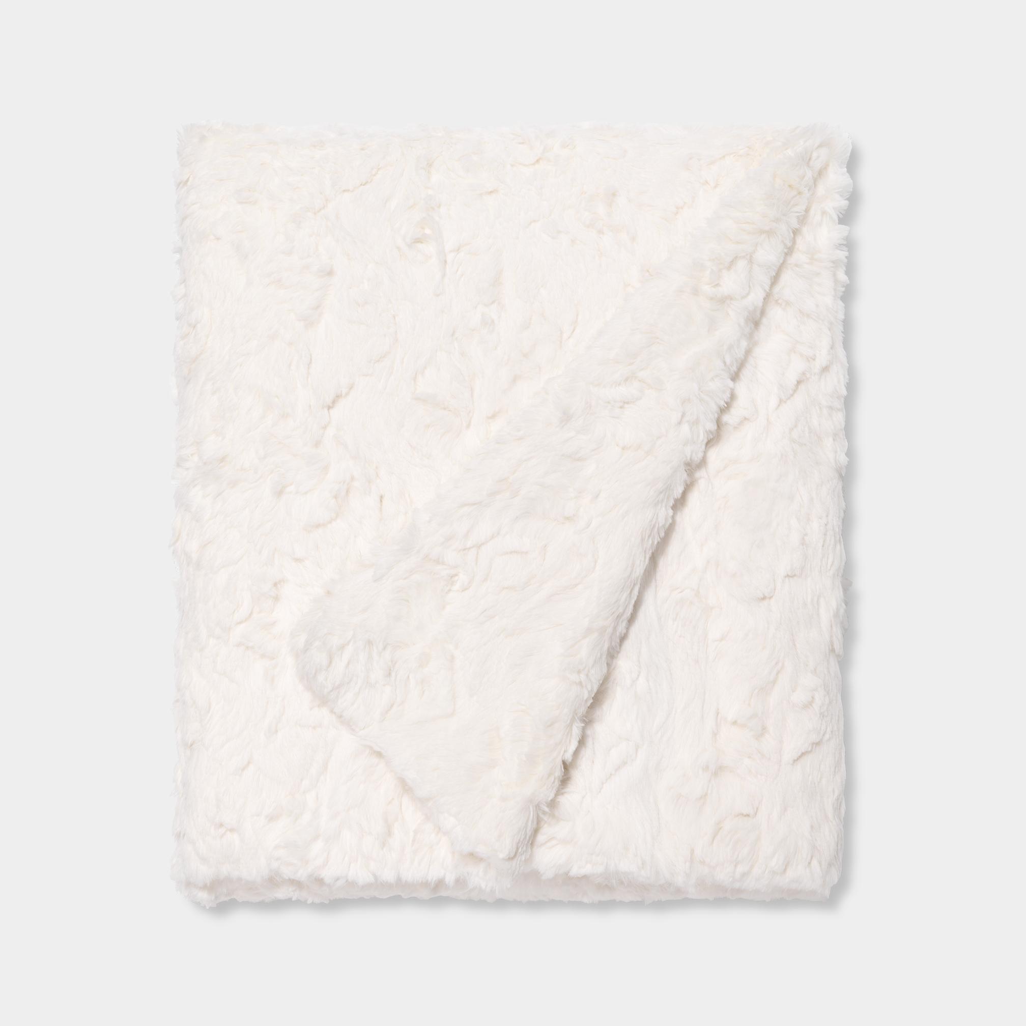Adalee faux cheap fur throw