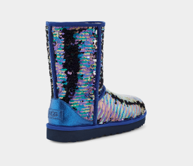 Purple online glitter uggs