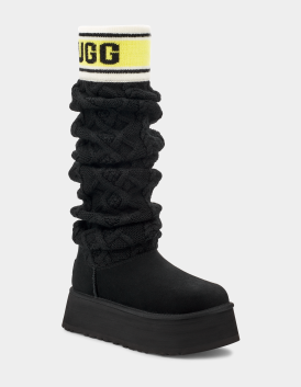 Women s Classic Sweater Letter Tall Boot UGG