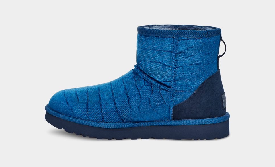 Blue croc uggs clearance