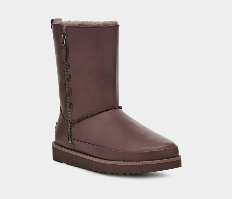 Ugg classic short zip sales bootie