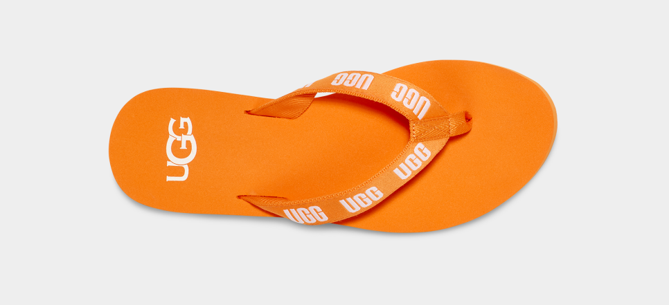 Ugg graphic sales flip flop