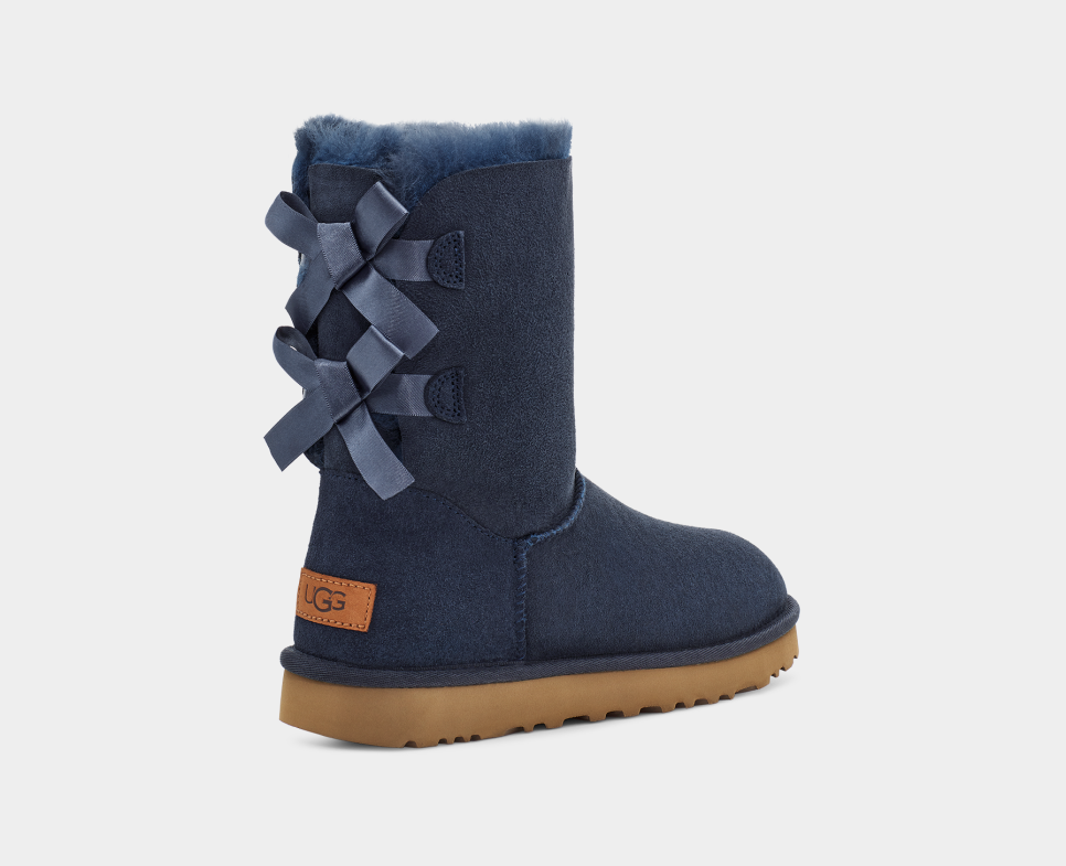 Navy blue bailey button ugg sale boots