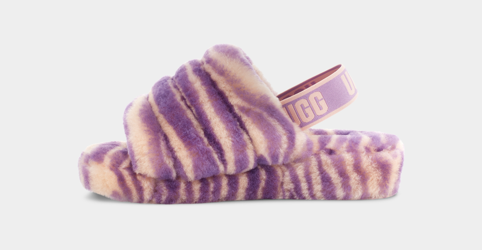 Fluff Yeah Slide Zebra Sandal UGG