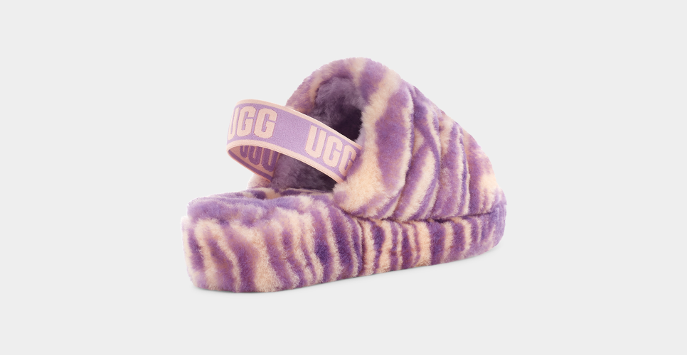 Blue zebra shop ugg slides