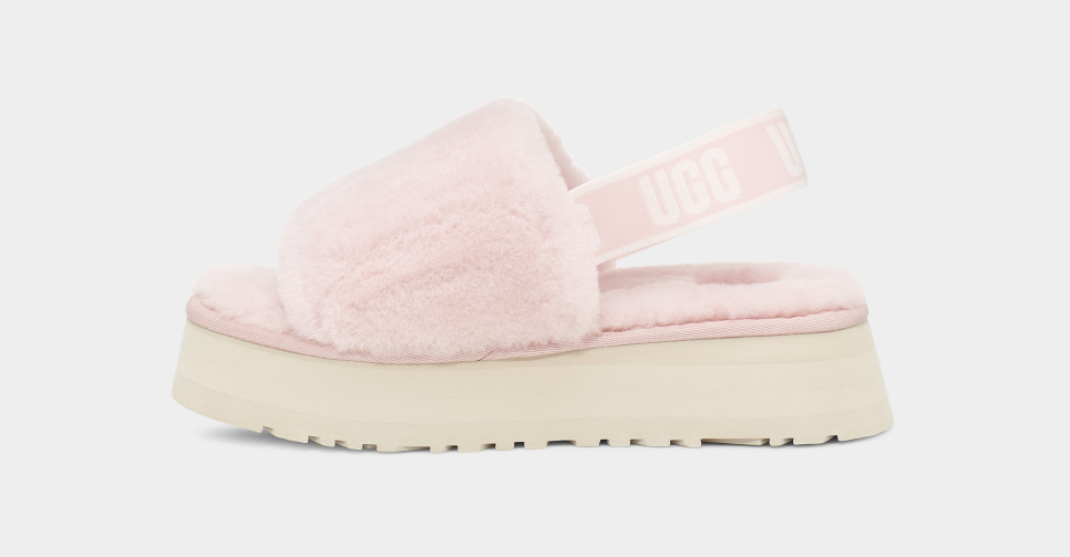 Pink ugg sales disco slides