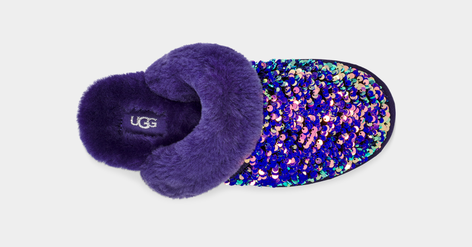 Purple sequin hotsell ugg slippers