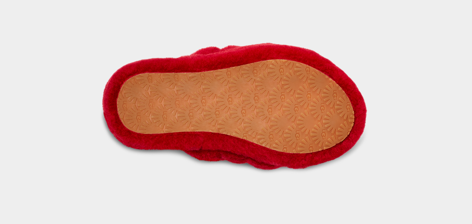 Red ugg hotsell slides journeys