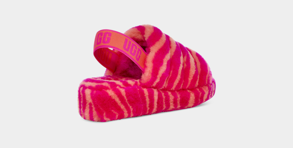 Ugg pink sales zebra slippers