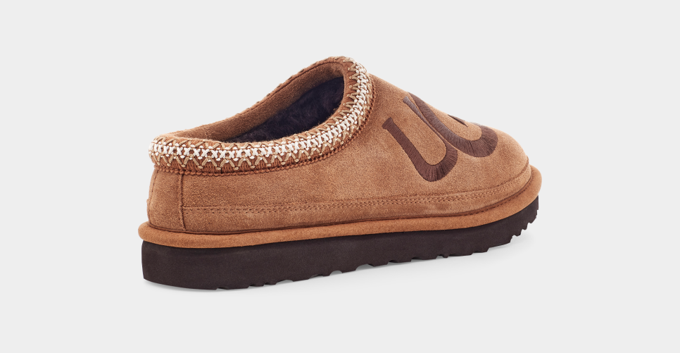 Ugg men's tasman logo online suede stores
