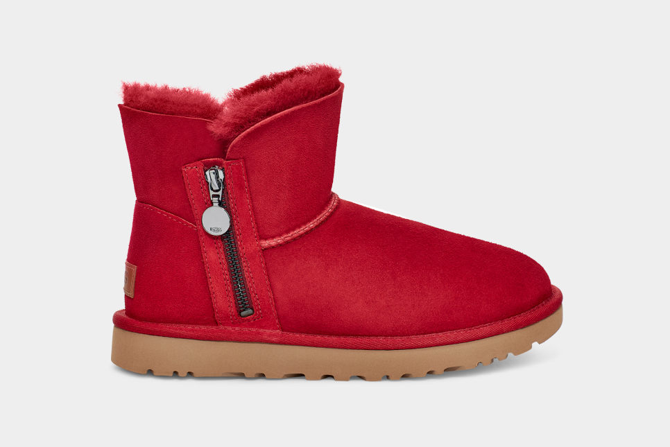 Womens ugg discount boots red