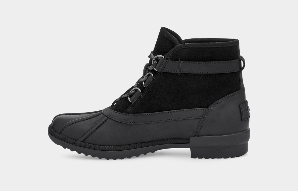 Ugg heather boot black clearance
