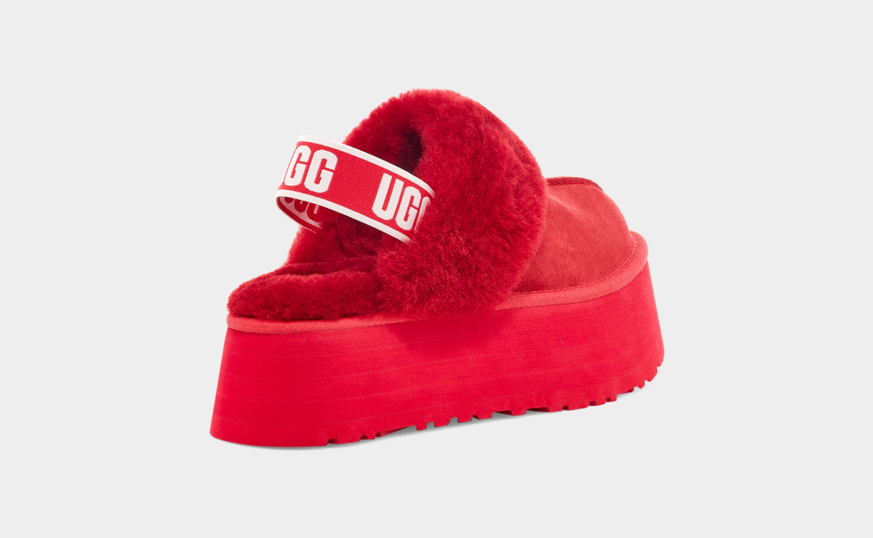 Red ugg funkette best sale