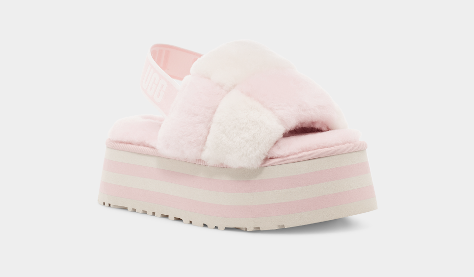 Women's ugg disco checker slides deals stores