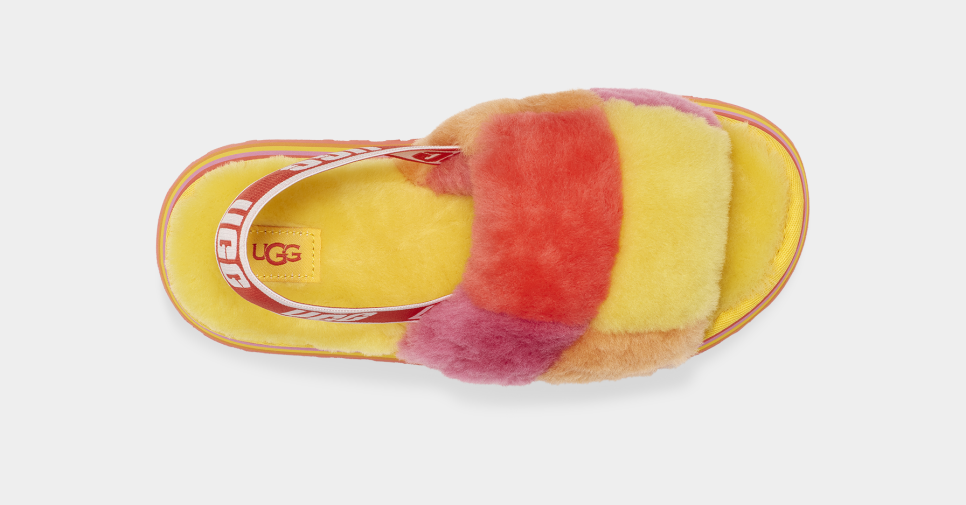 Disco checker slide ugg yellow online