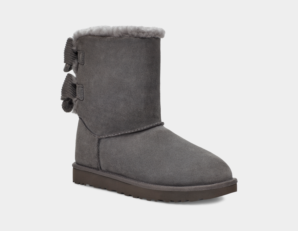 Ugg bailey bow corduroy genuine sheepskin boot hotsell