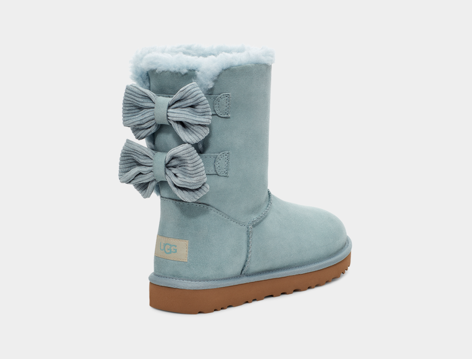 Ugg bailey bow corduroy genuine shearling fur boot online