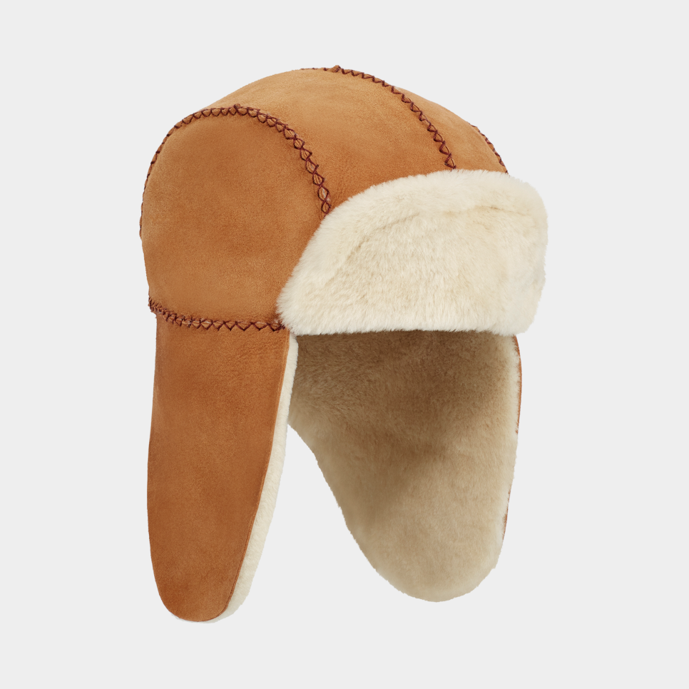 Ugg sheepskin trapper hat hotsell