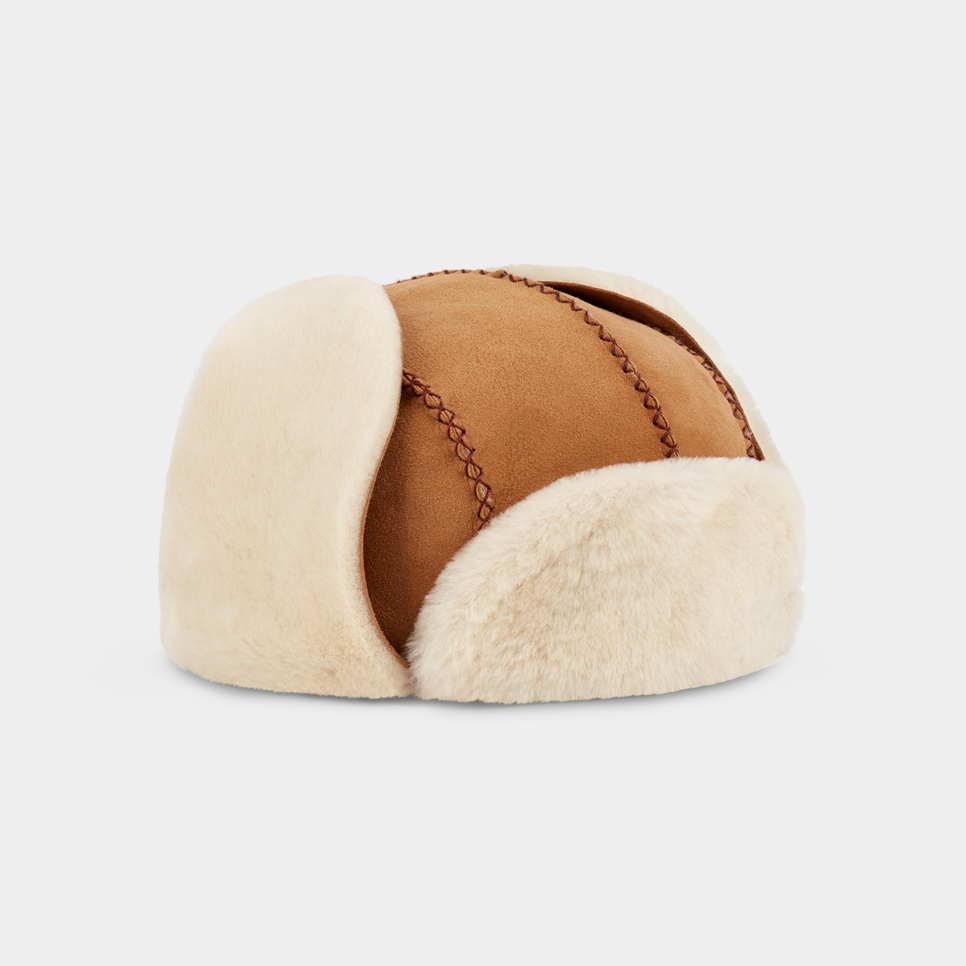 Ugg shearling top trapper hat