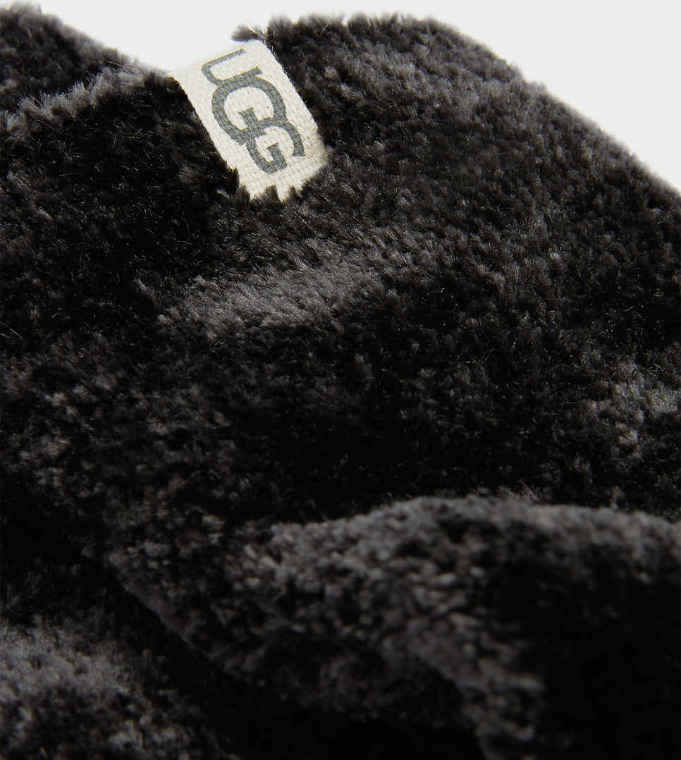 ugg dawson faux fur throw blanket in chocolate