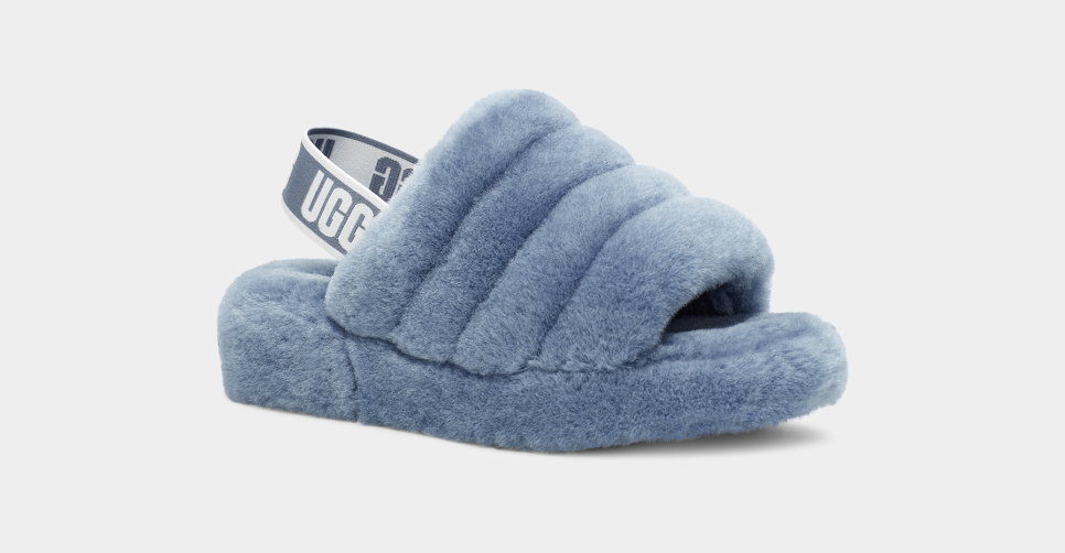 Ugg slides baby blue deals