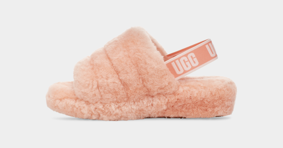 Ugg fluff 2025 yeah slippers pink