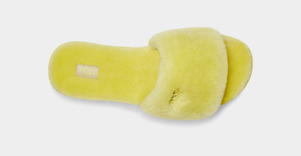 Ugg cozette online slide yellow
