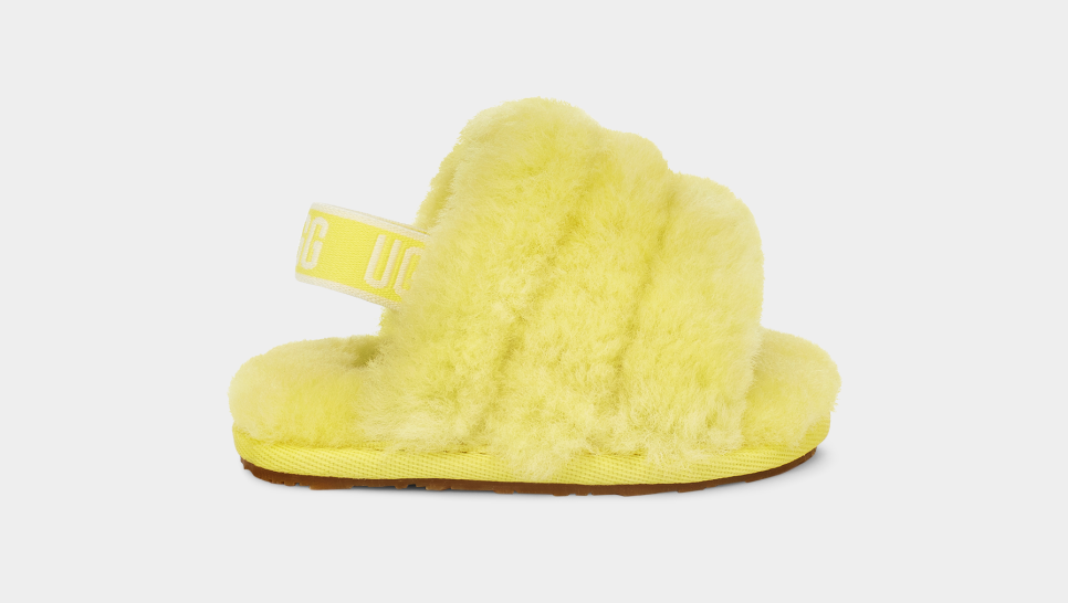 Yellow ugg online slides infant