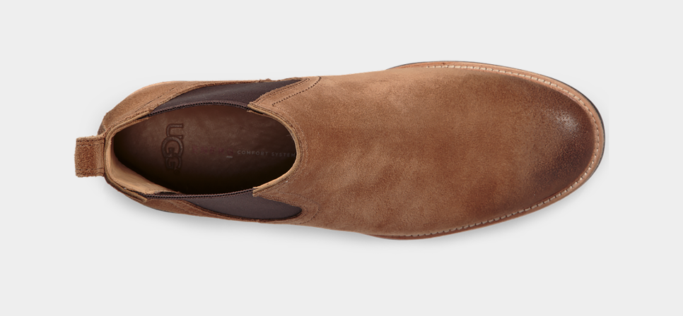 Ugg mens baldvin leather best sale chelsea boot