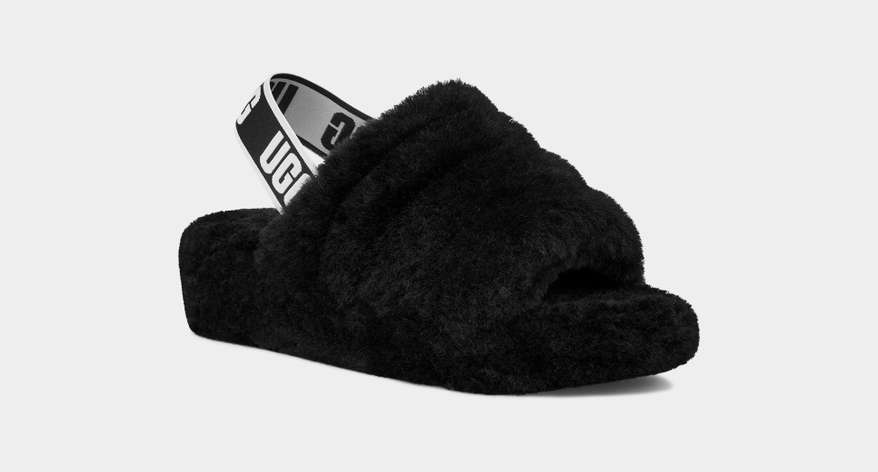 Ugg fluff top yeah slide women's