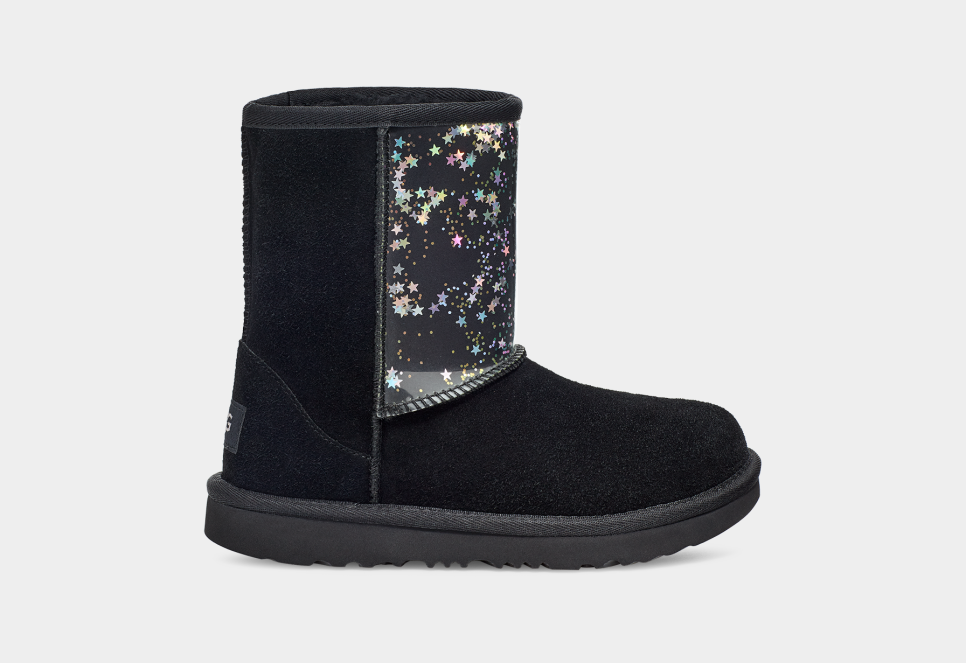 Glitter black uggs best sale
