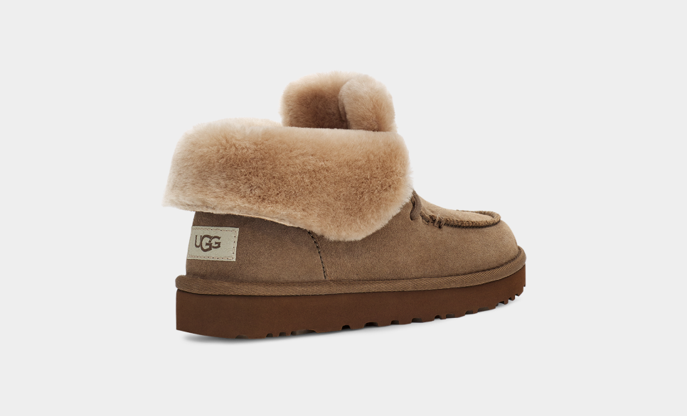 diara genuine shearling bootie