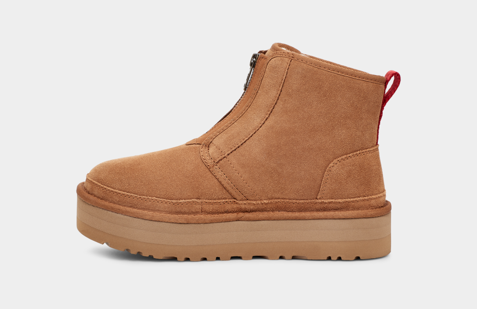 Neumel Platform Zip Slipper UGG
